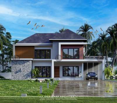 Tropical style residence 
Exterior design work of residence 
.
.
Type: residential 
Client: Midhun
Place: Thalayolaparambu
Area: 2580sqft
.
.
#homedesign #homedecor #interiordesign #design #home #interior #architecture #decor #homesweethome #interiors #decoration #furniture #interiordesigner #homedecoration #interiordecor #luxury #art #interiorstyling #homestyle #livingroom #inspiration #designer #handmade #homeinspiration #homeinspo #house #realestate #kitchendesign #style #homeinteriordesigncompany