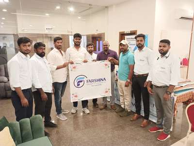 FARSHINA GROUP OF COMPANIES LOGO LAUNCHED BY Mr.Sivaraman MD , BBC , Mr.Karthickeyan MD , BBC
Mr.Ajay Shankar Dr.Interior
Farshina Group Team  @ Alhind Calicut Tower on 27.03.2022