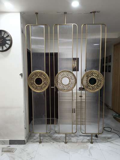 Pvd coating partition  #geetainterior  #indiadesign   #viralvideo  #viralkolo  #newmoderndesign