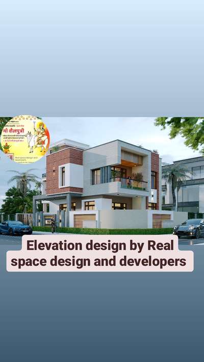 Elevation design by Real space design and developers. 
 6377706512