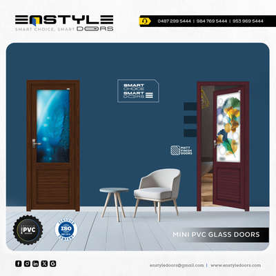 𝗠𝗜𝗡𝗜 𝗣𝗩𝗖 𝗚𝗟𝗔𝗦𝗦 𝗗𝗢𝗢𝗥𝗦🚪

❞𝕄𝔸𝕋 𝔽𝕀ℕ𝕀𝕊ℍ❞

𝘼𝙫𝙖𝙞𝙡𝙖𝙗𝙡𝙚 𝘾𝙤𝙡𝙤𝙪𝙧𝙨: 𝙒𝙝𝙞𝙩𝙚, 𝘿𝙖𝙧𝙠 𝙒𝙤𝙤𝙙, 𝙍𝙤𝙨𝙚 𝙒𝙤𝙤𝙙 & 𝘽𝙧𝙤𝙬𝙣














#enstyledoors #pavaratty #thrissur #kerala

#doors #steel #pvc #upvc #frp #fiber #wpc #wood #panel #curtain #blinds #home #decor #interior #windows #pvcdoors #designerdoors #glassdoors #mouldeddoors #steeldoors #maindoors #securitydoors #bathroomdoors #bedroomdoors #upvcdoors #upvcwindows
