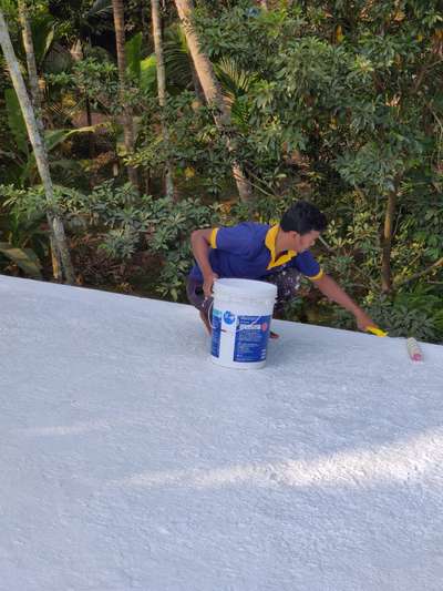 Open Teress Waterproofing with Dr. fixit Roofseal TopCoat #WaterProofing  #leakage  #leak_proof #drfixit #HouseConstruction  #trendig