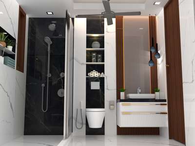 #sketchuprender  #washroom design