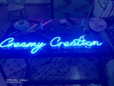 Neon board manufacturing Chauhan print