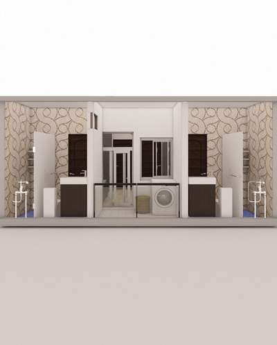 3D floor layout for a 3BHK flat for a client
 #3DPlans  #3dfloorplan #InteriorDesigner #interiorcontractor