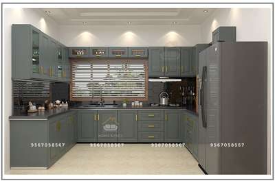 #LargeKitchen #ModularKitchen 
    Dm for your design works 
 #InteriorDesigner #exteriordesigns #lowbudget