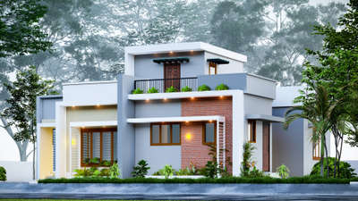 1300 SQUARE FEET RESIDENCE FOR MR PRASANTH PALAKKAD