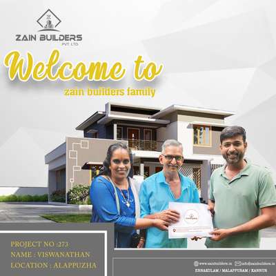WELCOME TO ZAIN BUILDERS FAMILY🥰🥰

Project no: 273
Name       : Viswanathan
Location   : Alappuzha
#homesofkerala #keralahomestyle #hometrends #contemporary #homedesigns #HouseConstruction