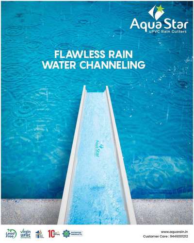 Aquastar rainwater gutters: Where innovation meets elegance. Flawlessly channel raindrops with sleek design and intelligent engineering. Enhance your home's beauty while promoting sustainability with self-cleaning technology and integrated filtration. Experience the magic of Aquastar, where nature's gift finds purpose.