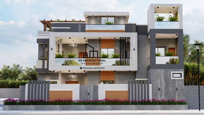 #modernelevation  #Architectural&Interior  #InteriorDesigner#indoreinter #FloorPlans "Smart design, better living 🌿"