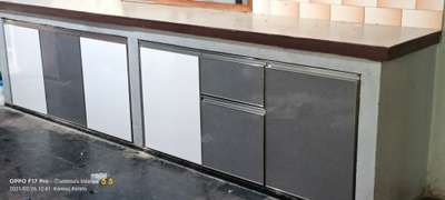 Aluminum kitchen cupboard