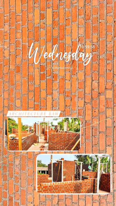 BRICK MASONRY WORK
RAW-69 
CASA VADAKKAN RESIDENTIAL PROJECT
THRISSUR #brickmasonry #redbrick