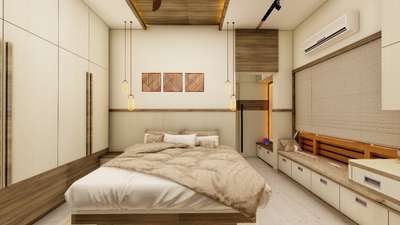 #Architectural&Interior #MasterBedroom  #interiordesignkerala  #MasterBedroom  #ContemporaryHouse