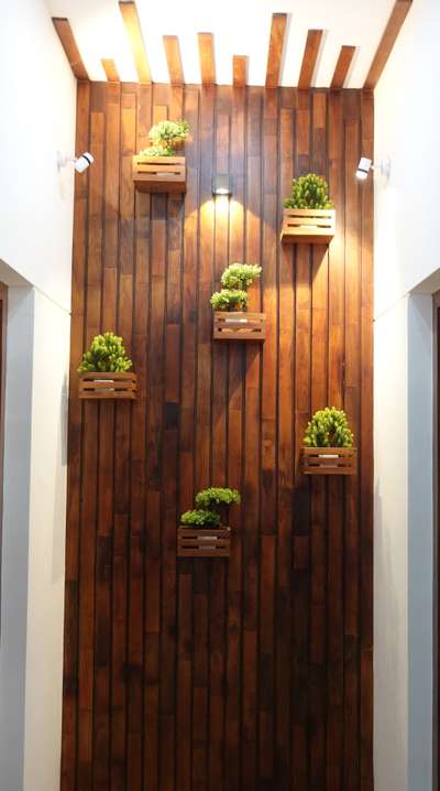 vertical garden finished teak wood  9072070255