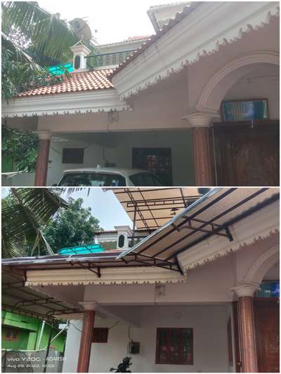 polycarbon sunshade work 👍completed in kottayam manarcad

for more information :9744718357
#arunimaengineering
