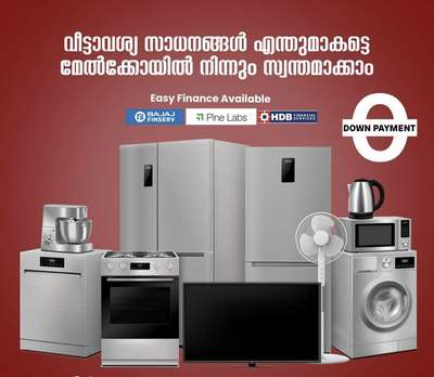 All Brand  Fridges, washing machines, Led Tv, AC,  Small Applainces, Chimmini& Hobs 

availabile For Best price