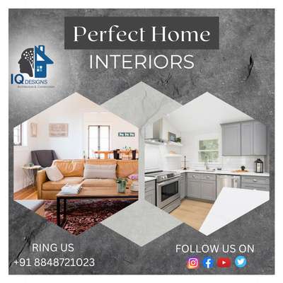 "For Perfect Home Interiors"
Contact Us +91 8858721023
 #iqdesigns #iqconstruction #HouseConstruction #HouseRenovation  #HouseDesigns