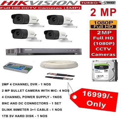 2MP HD CCTV combo pack with mic in-built bullet cameras available. contact 0479 29 69 686 for more details. #cctv #cctvcamera #hd_cctv  #aarbeetech #aarbeecare #HomeAutomation #homesecurity