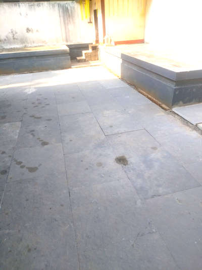 Tandoor stone paving @Chemmanur ayappa temple contact:8943454664 #stonepaving  #tandoorstone #makehome