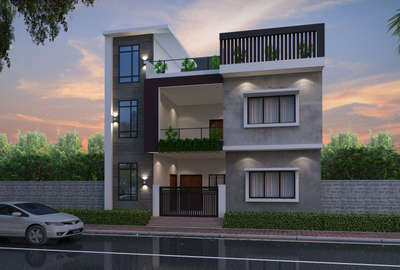 Front Elevation for Mr. Vikas Mahajan, Site Location- Rajwada Colony, Khargone