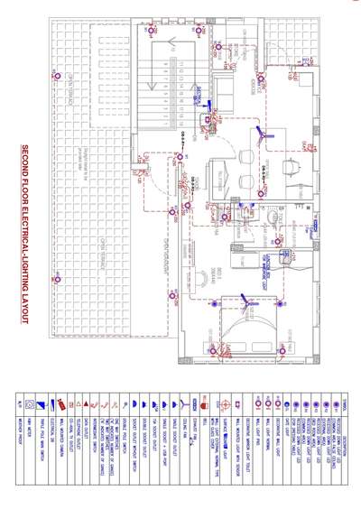 ELECTRICAL PLAN
Second floor plan Lighting Layout 
#Electrical #Plumbing #drawings 
#plans #residentialproject #commercialproject #villas
#warehouse #hospital #shoppingmall #Hotel 
#keralaprojects #gccprojects