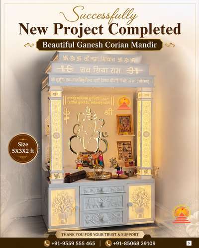 ✨ Another Dream Mandir Successfully Completed! 🇬🇧

🙏 Our Happy Customer, Our Biggest Achievement!

We are delighted to share the successful completion of our new Corian Mandir project in the UK. From custom designing to final installation, we provided full guidance and complete support at every step. 🌍✨

🏛️ Premium Quality | Customized Design | Hassle-Free Installation
🚚 Worldwide Delivery Available

A big thank you to our valued customer for trusting Designo Temple Store. We are proud to bring devotion and beautiful mandir spaces to homes across the world. ❤️


🌐 www.designotemplestore.com
📍 1/2726, Timber Market, Main, Loni Rd, Ram Nagar Extension, Ram Nagar, Shahdara, Delhi, 110032
.
.
.
.
#HappyCustomer #UKProject #DesignoTempleStore #CorianMandir #CustomMandir #LuxuryMandir 

UK Mandir Project, Corian Mandir UK, Custom Temple Design, Luxury Home Mandir, Worldwide Mandir Delivery, Temple Installation, Designo Temple Store, Premium Mandi