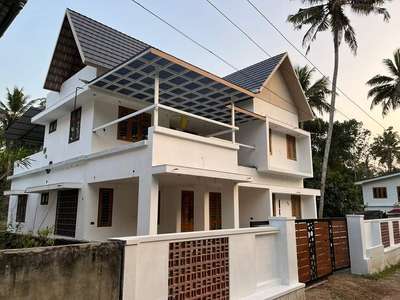 #client:Soniya P.E  #Area:2300sq.ft #Location:Changanacherry  #Designed&Constructed By:Frame Builders And Designers