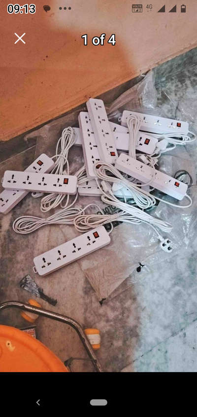 #extention cord sale 90 rs /100 pcs order only immediately nift transfer to bank account