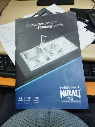 Nirali NG kitchen sink 98 models, 166 sizes and 380 choice
