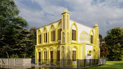Proposed masjid design at Chankuvetti #masjid #exteriordesigns  #mosque