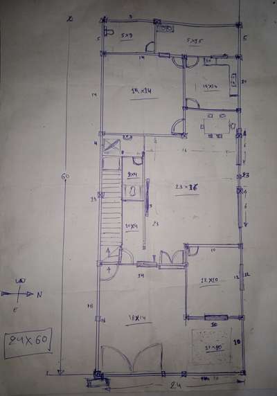 floor plan and Frist foor and elevation