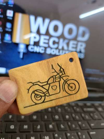 customised key chain 🏍️ cnc art work