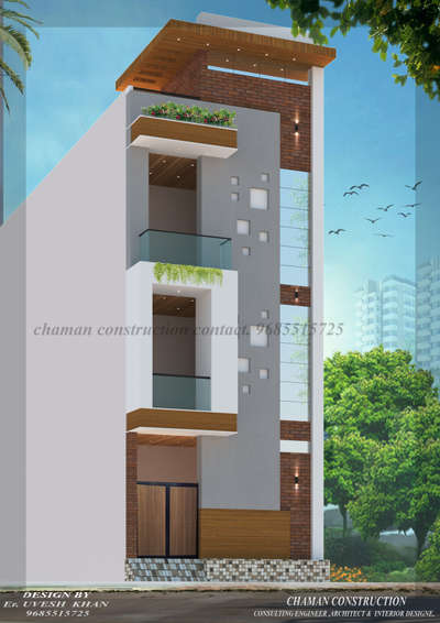 tiny plot morden elvation Design #mordenelevation_design   #SmallHouse