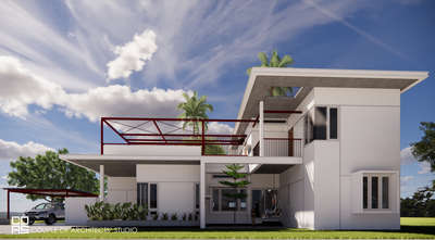 1750sqft Residence proposal at Thrissur