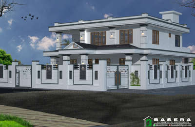 Compound wall___3d design