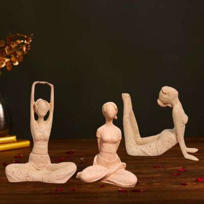 Yoga Showpiece For Living Room

Find peace within yourself through the practice of yoga. Each pose is a step towards mindfulness and a healthy body. Let your breath guide you towards inner calm and balance. Namaste#yoga #mindfulness #healthylifestyle #namaste #innerpeace #yogapose #decorshopping
