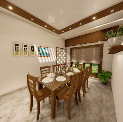 Dining Area⚡️
8seater
.
.
.
 #DiningTable  #DiningChairs  #InteriorDesigner  #DiningTableAndChairs  #CelingLights  #FlooringTiles  #FloralDecor  #decorator  #beautifull  #KitchenInterior  #HomeAutomation  #3ddesigning  # #3Dinterior  #beautifulpots  #IndoorPlants  #FloorPlans  #budget_home_simple_interi