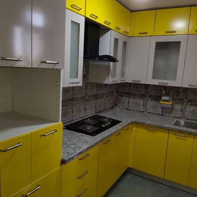 Galvanized Steel Modular Kitchen Godrej Brand

#ModularKitchen #LShapeKitchen  #KitchenIdeas  #KitchenInterior