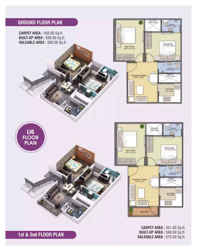 pop and furniture Designer  for flat size - 450sq.ft