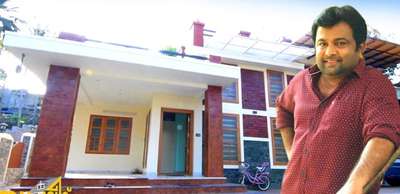 Biju Sopanam's contemporary style house  #celebrityhome  #ContemporaryHouse  #traditionalinterior#