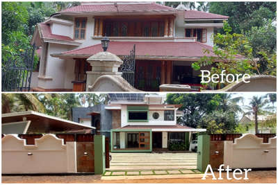 Completed house renovation project at Pattambi