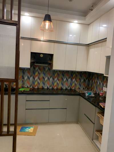 *Modular Kitchen *
we used century HDMR and sainik. 
We used Century hardware for 7 years warranty ..
We used fine quality handles and profile.