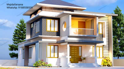 3D Elevation 
#2100sqfthome #doublestorey #4BHKHouse
Ph: 9188558530

Credit: Rahees Kolathur