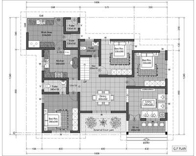 Model plan #basic vasthu concept  #
area - 1780 square feet (ground floor &first floor) #modern elevation