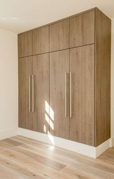 wardrobe with loft...
plywood with laminate