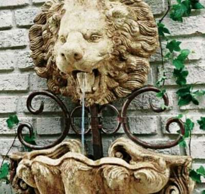 lion head fountain 3 feet  #fountain  #sculpture  #sculptureart  #LandscapeGarden  #Landscape