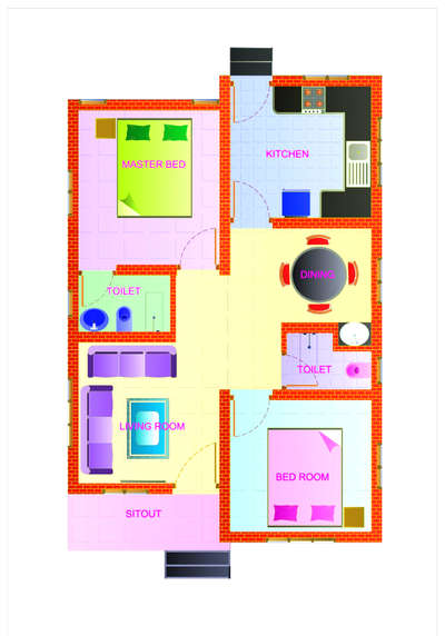 #A small house plan#
#Budget house#

New Beginning...
New Memories... 
New Home... 
  With FEENIX BUILDERS