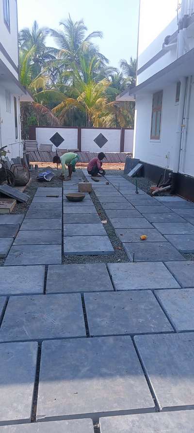 #ponnani #pavingstone #kadappastone #Landscape #stonework