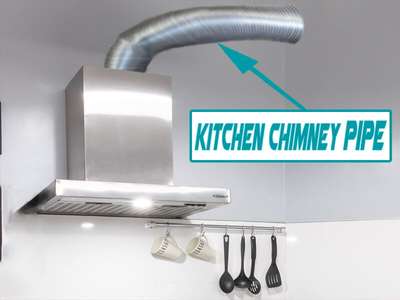 Kitchen Chimney Pipe installation...