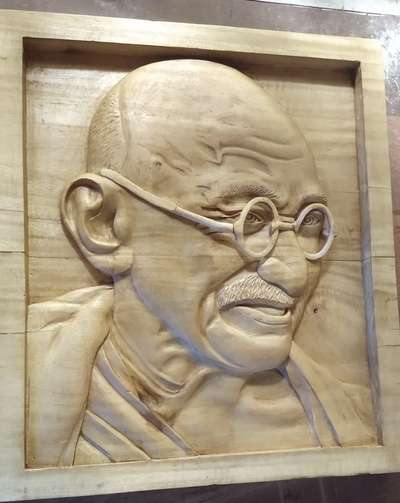 gandhiji    kumil wood work fully handicraft work